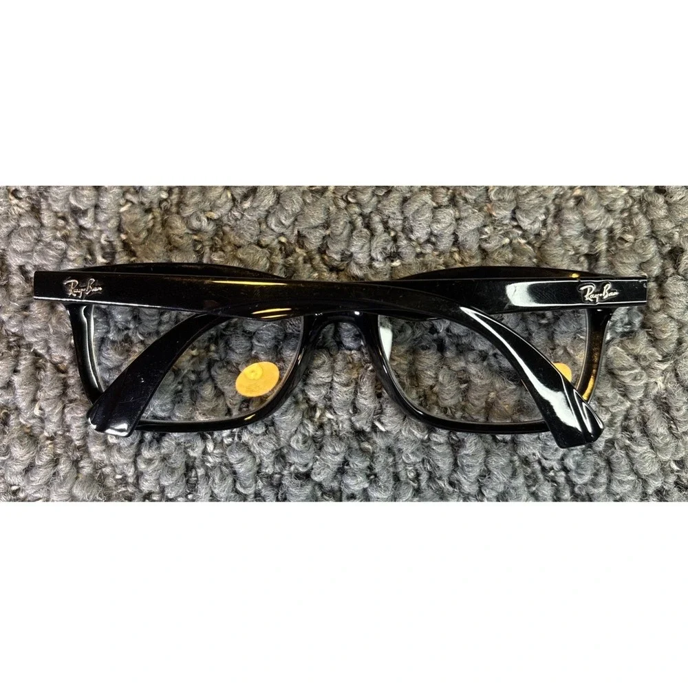 Ray-Ban Eyeglasses RB 1562 3542 Glossy Black Rectangular Frame Only 48-16-125